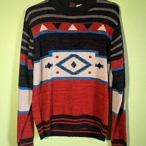 Vintage 1970’s Deje Acrylic sweatshirt. Southwest design
